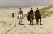 Anton mauve Riders on the Beach at Scheveningen (nn02) oil on canvas